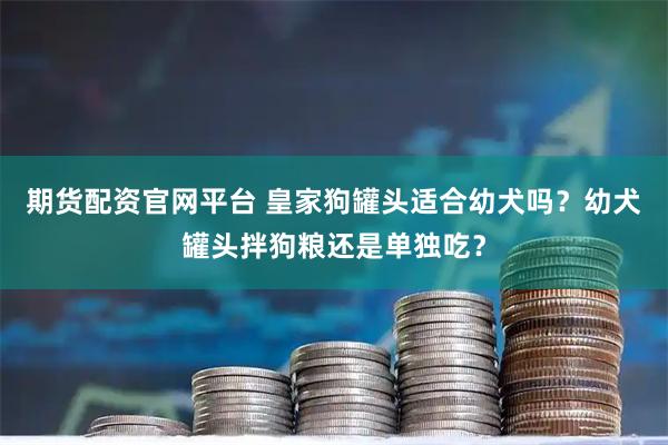 期货配资官网平台 皇家狗罐头适合幼犬吗？幼犬罐头拌狗粮还是单独吃？